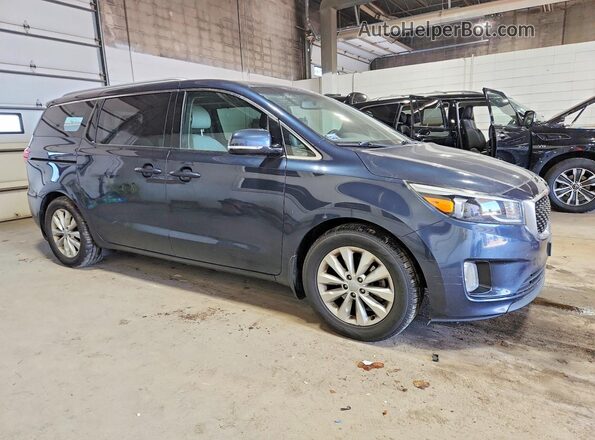 KNDMC5C13G6156230 2016 KIA SEDONA Blue Առջևի աջ