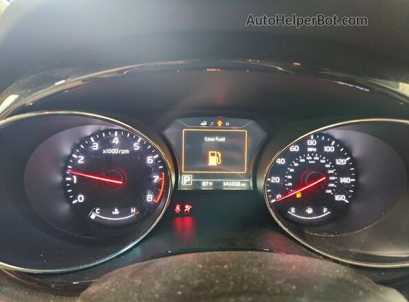 KNDMC5C13G6156230 2016 KIA SEDONA Blue Սարքավորումների վահանակի տեսք