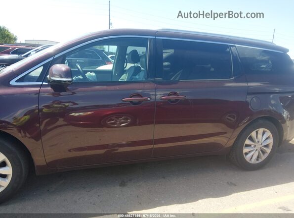 KNDMC5C14H6255656 2017 KIA SEDONA Maroon 