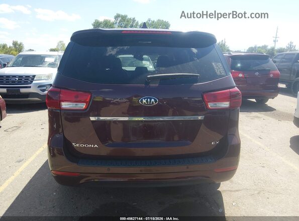 KNDMC5C14H6255656 2017 KIA SEDONA Maroon 