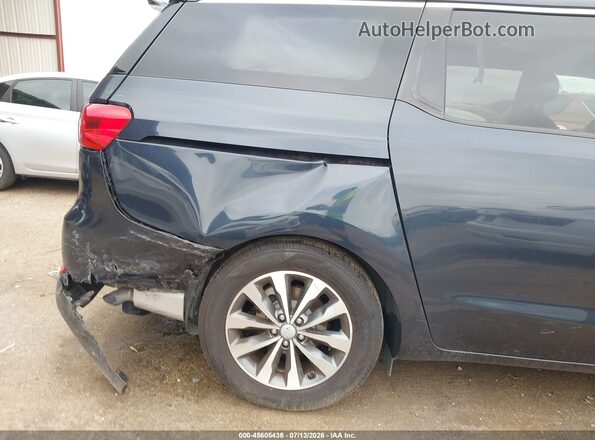 KNDMC5C15G6169724 2016 KIA SEDONA Dark Blue Вид спереду