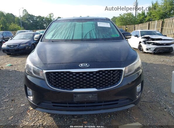 KNDMC5C17G6131377 2016 KIA SEDONA Black Instrument cluster view