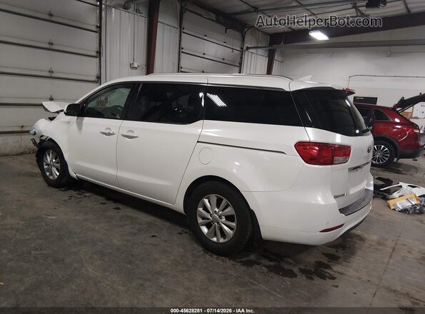 KNDMC5C17G6139995 2016 KIA SEDONA Белый Задняя левая четверть
