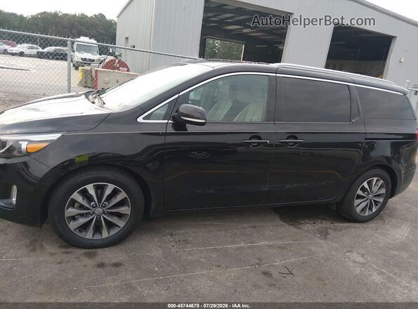 KNDMC5C17G6183155 2016 KIA SEDONA Black Панорамний вид салону 360°