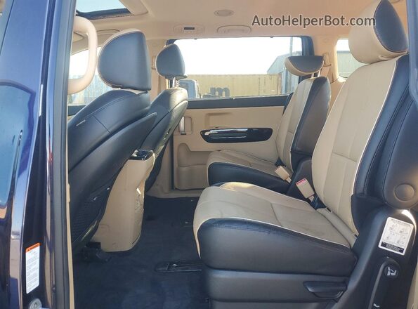 KNDMC5C17M6666785 2021 KIA SEDONA Синий Вид задней части салона