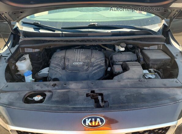 KNDMC5C18G6104026 2016 KIA SEDONA Charcoal Engine compartment view