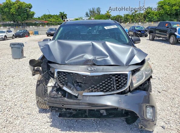 KNDMC5C18G6181494 2016 KIA SEDONA Gray Դիմացի տեսք