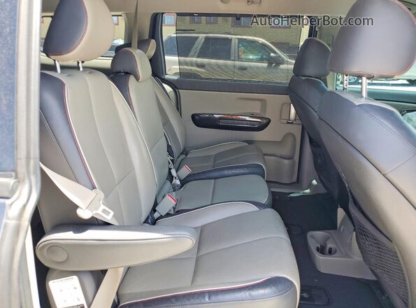 KNDMC5C18G6181494 2016 KIA SEDONA Gray Սալոնի հետևի տեսք