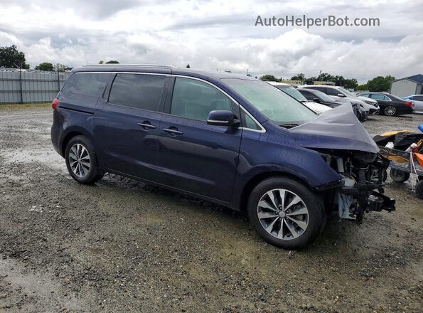KNDMC5C18J6389933 2018 KIA SEDONA Blue Przód prawy