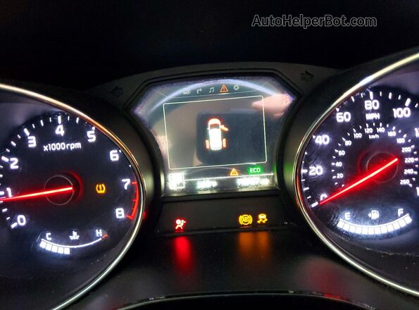 KNDMC5C19G6185358 2016 KIA SEDONA Gray Widok zestawu wskaźników