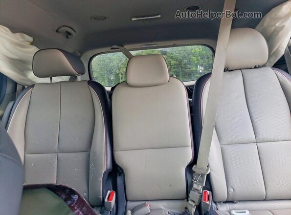 KNDMC5C19H6259329 2017 KIA SEDONA Burgundy Rear seats view
