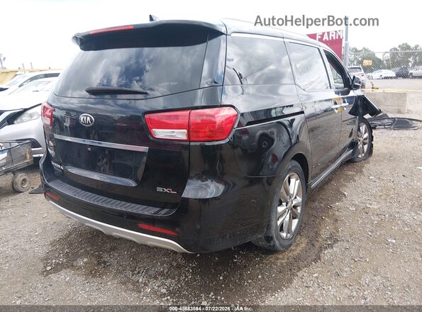 KNDME5C15G6112188 2016 KIA SEDONA Black Tył prawy