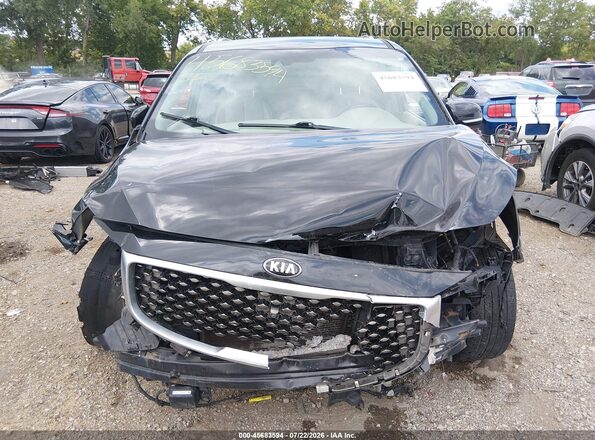 KNDME5C15G6112188 2016 KIA SEDONA Black Widok wnętrza z tyłu