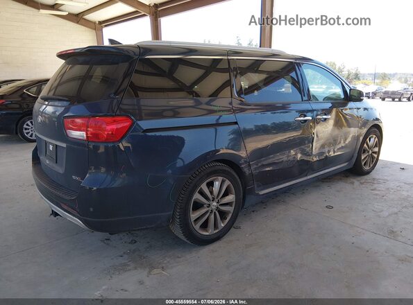 KNDME5C17G6117294 2016 KIA SEDONA Blue Rear right