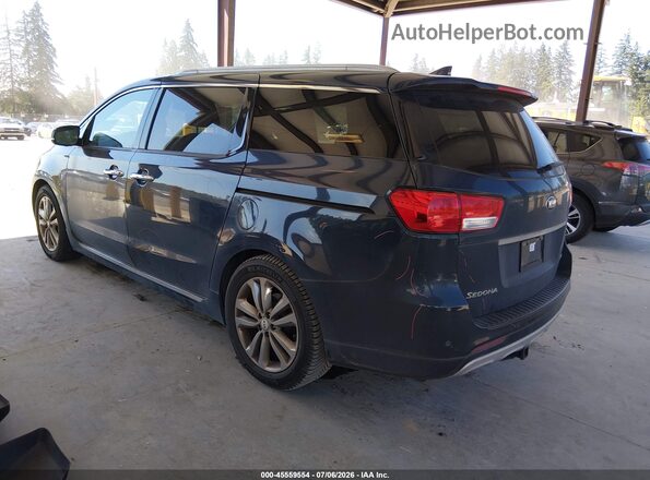 KNDME5C17G6117294 2016 KIA SEDONA Blue Rear left