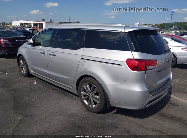 KNDME5C18G6186172 2016 KIA SEDONA Silver Задня ліва чверть