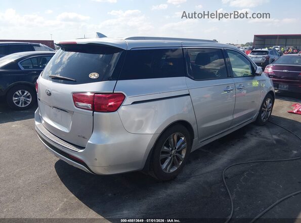 KNDME5C18G6186172 2016 KIA SEDONA Silver Задня права чверть