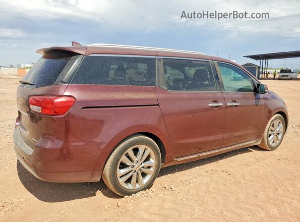 KNDME5C18J6373905 2018 KIA SEDONA Burgundy Rear right