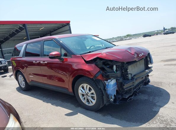 KNDNB4H31P6223113 2023 KIA CARNIVAL MPV Red Vista interior de 360 grados