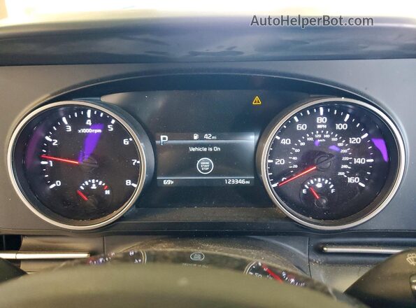 KNDNB4H32N6080265 2022 KIA CARNIVAL Silver Vista del cuadro de instrumentos
