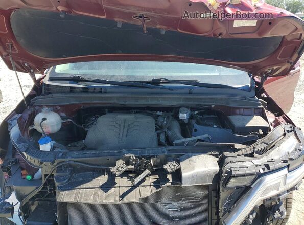 KNDNB4H32N6176381 2022 KIA CARNIVAL Burgundy Engine compartment view