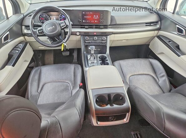 KNDNB4H32P6280968 2023 KIA CARNIVAL Серый Вид панели приборов