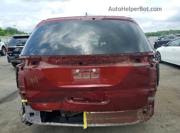 KNDNB4H34N6133483 2022 KIA CARNIVAL Burgundy Vista trasera