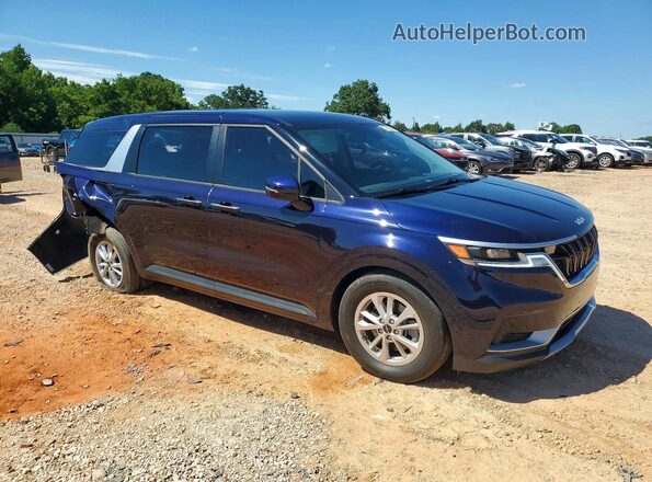 KNDNB4H35R6400717 2024 KIA CARNIVAL Синий Передняя правая четверть
