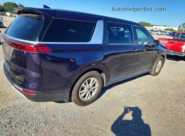 KNDNB4H36P6278267 2023 KIA CARNIVAL Синий Задняя правая четверть