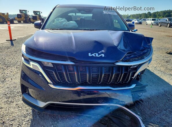 KNDNB4H36P6278267 2023 KIA CARNIVAL Синий Вид спереди