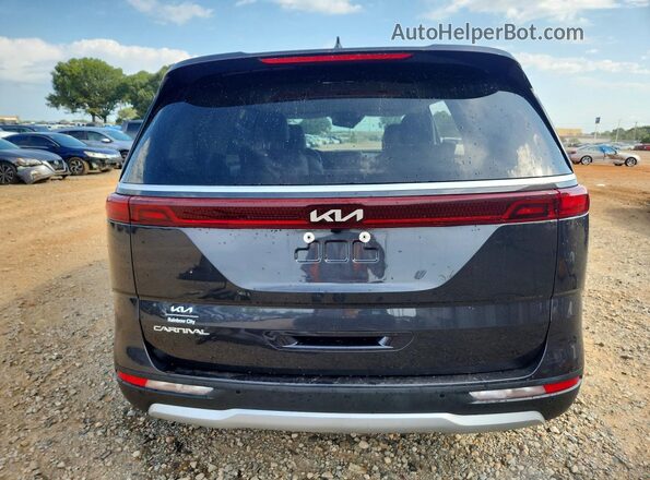 KNDNB4H36P6278964 2023 KIA CARNIVAL Black Вид ззаду