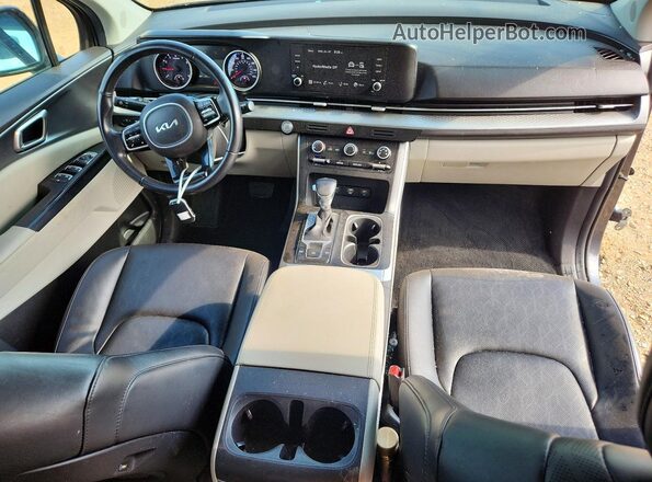 KNDNB4H36P6278964 2023 KIA CARNIVAL Black Вид панелі приладів