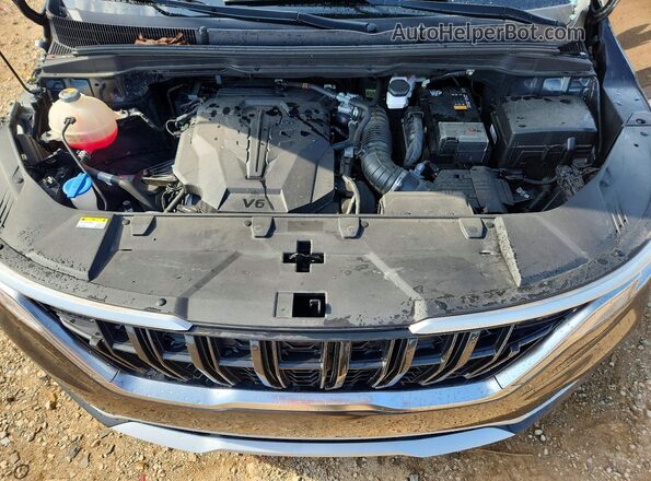 KNDNB4H36P6278964 2023 KIA CARNIVAL Black Вид підкапотного простору