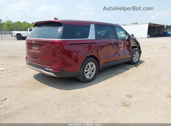 KNDNB4H36R6388917 2024 KIA CARNIVAL MPV Red უკანა მარჯვენა