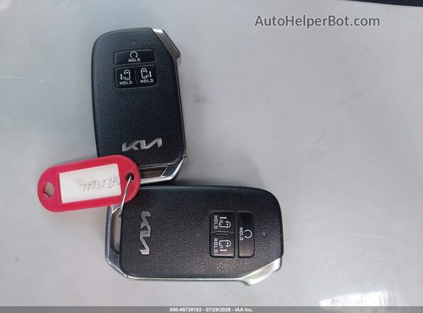 KNDNB4H36R6388917 2024 KIA CARNIVAL MPV Red წინა პანელის ხედი