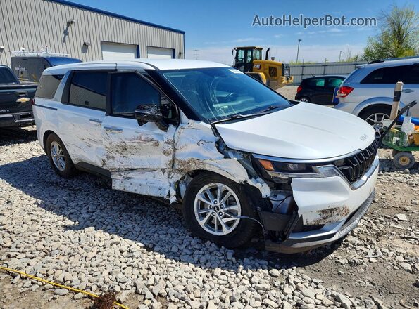 KNDNB4H37R6325115 2024 KIA CARNIVAL White Delantero derecho