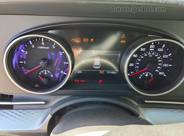KNDNB4H37R6325115 2024 KIA CARNIVAL White Vista del cuadro de instrumentos