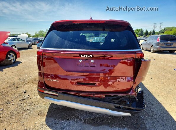 KNDNB4H38R6329450 2024 KIA CARNIVAL Red უკანა ხედი