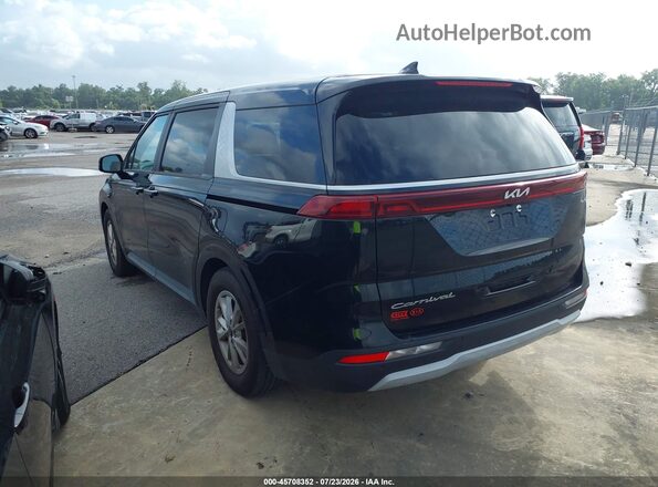 KNDNB4H3XN6156458 2022 KIA CARNIVAL MPV Black Tył lewy