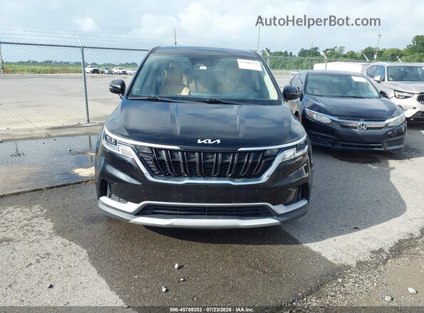 KNDNB4H3XN6156458 2022 KIA CARNIVAL MPV Black Widok zestawu wskaźników