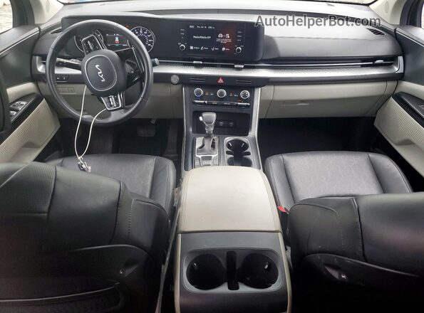 KNDNB4H3XP6241514 2023 KIA CARNIVAL Blue Առջևի վահանակի տեսք