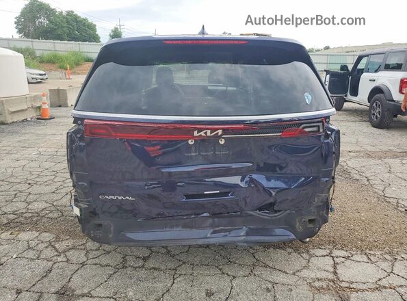 KNDNB4H3XP6241514 2023 KIA CARNIVAL Blue Հետևի տեսք