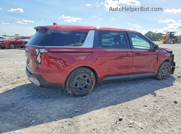KNDNB5K30S6478049 2025 KIA CARNIVAL Red Trasero derecho