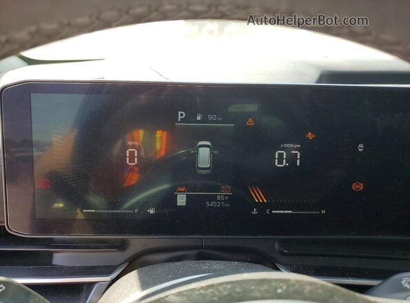 KNDNB5K30S6478049 2025 KIA CARNIVAL Red Vista del cuadro de instrumentos
