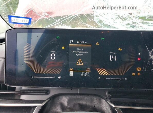 KNDNB5K32T6586674 2026 KIA CARNIVAL Красный Вид щитка приборов