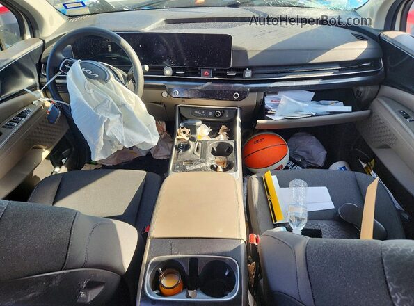 KNDNB5K3XS6463686 2025 KIA CARNIVAL White წინა პანელის ხედი