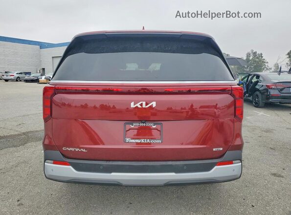 KNDNB5KA1T6134763 2026 KIA CARNIVAL Burgundy Rear view
