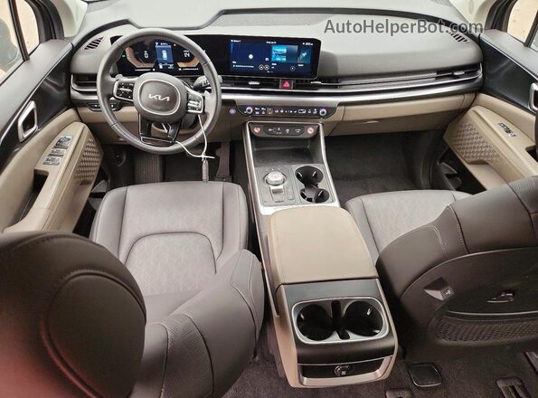 KNDNB5KA6T6130837 2026 KIA CARNIVAL Blue Вид панелі приладів