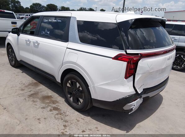 KNDNB5KA7T6137716 2026 KIA CARNIVAL MPV HYBRID White Trasero izquierdo