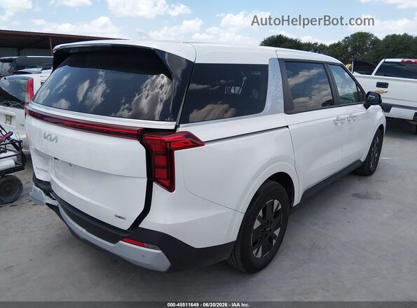 KNDNB5KA7T6137716 2026 KIA CARNIVAL MPV HYBRID White Trasero derecho